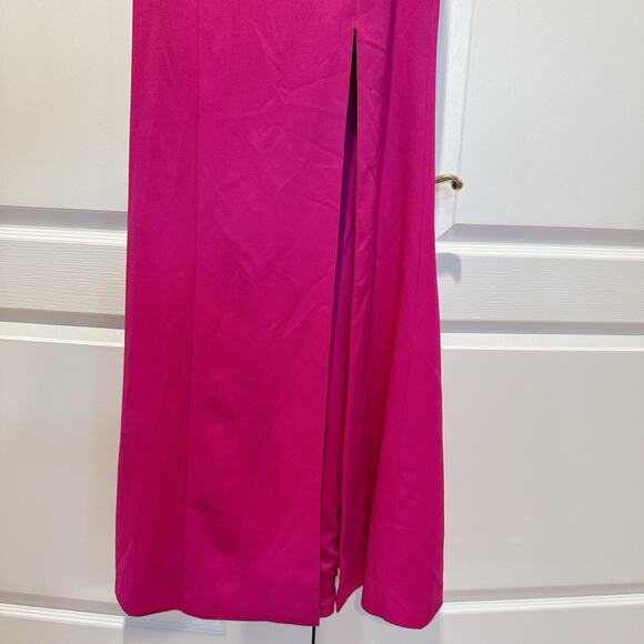 BARIANO Australia Sweetheart Barbie Fuchsia Pink Mermaid Corset Maxi Gown | S - Picture 4 of 13